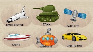 Transport Puzzle For Kids Car Puzzle And Space Vehicles Videos For Children