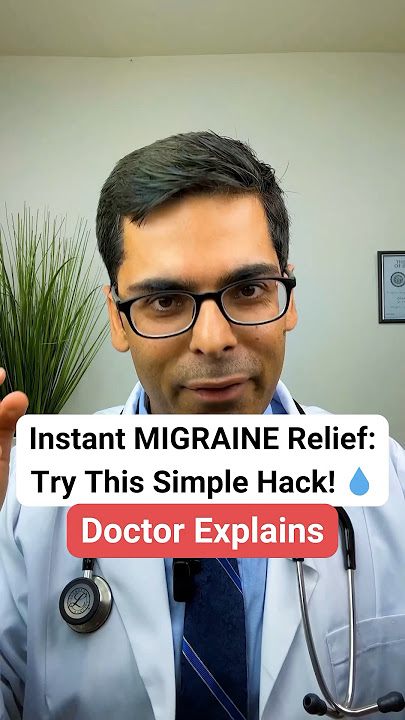 Doctor Explains The Best Natural Remedy For Migraine Headache 🤕 #healthtips  #health
