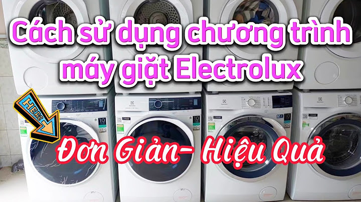 Hướng dẫn sử dụng máy giặt electrolux ewf14113