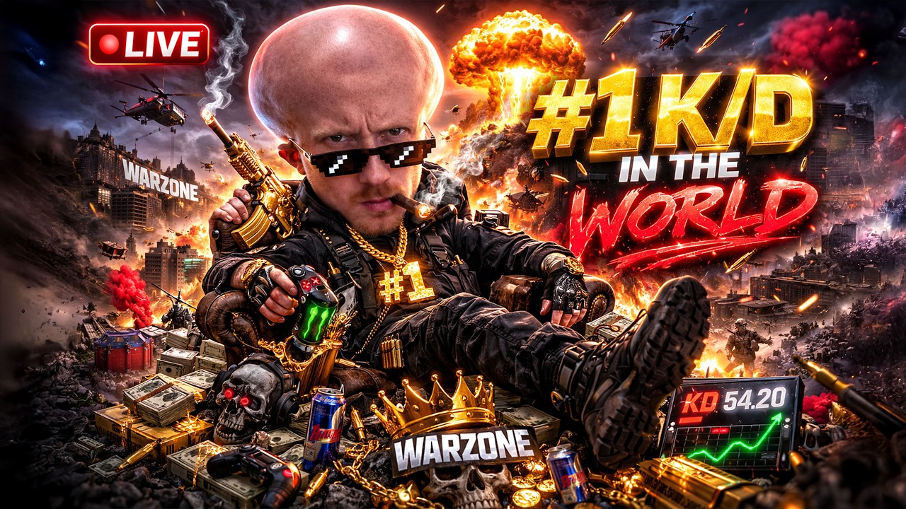 🔴   LIVE | Warzone BIG brain plays #1 K/D 14.12