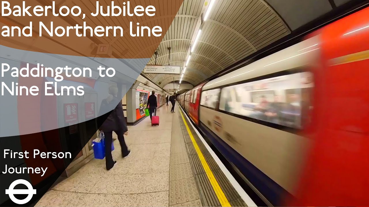 London Underground First Person Journey Paddington to Nine Elms via