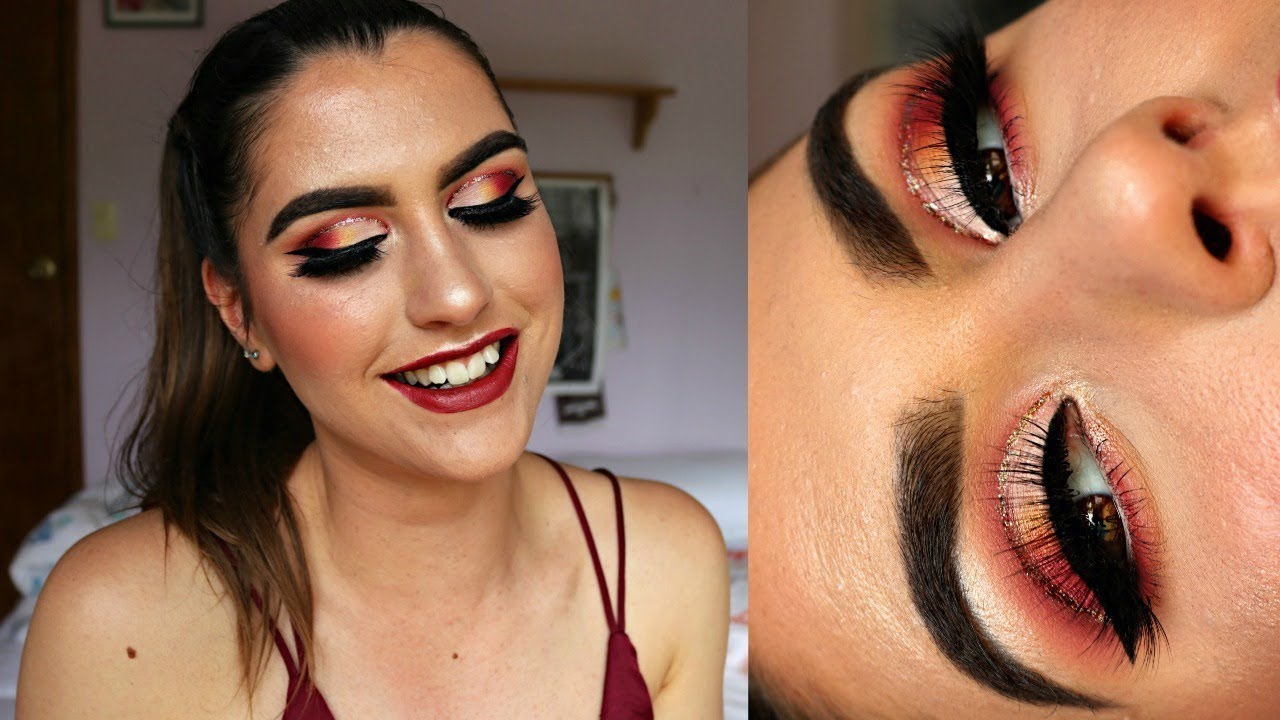 FALL PROM INSPIRED MAKEUP TUTORIAL YouTube