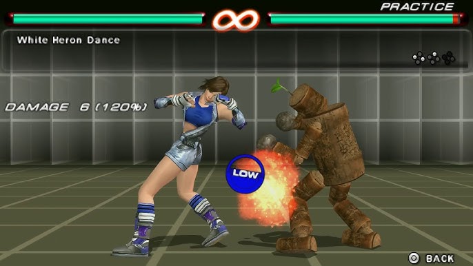 Testando todas as personagens femininas tekken 6 psp emulador