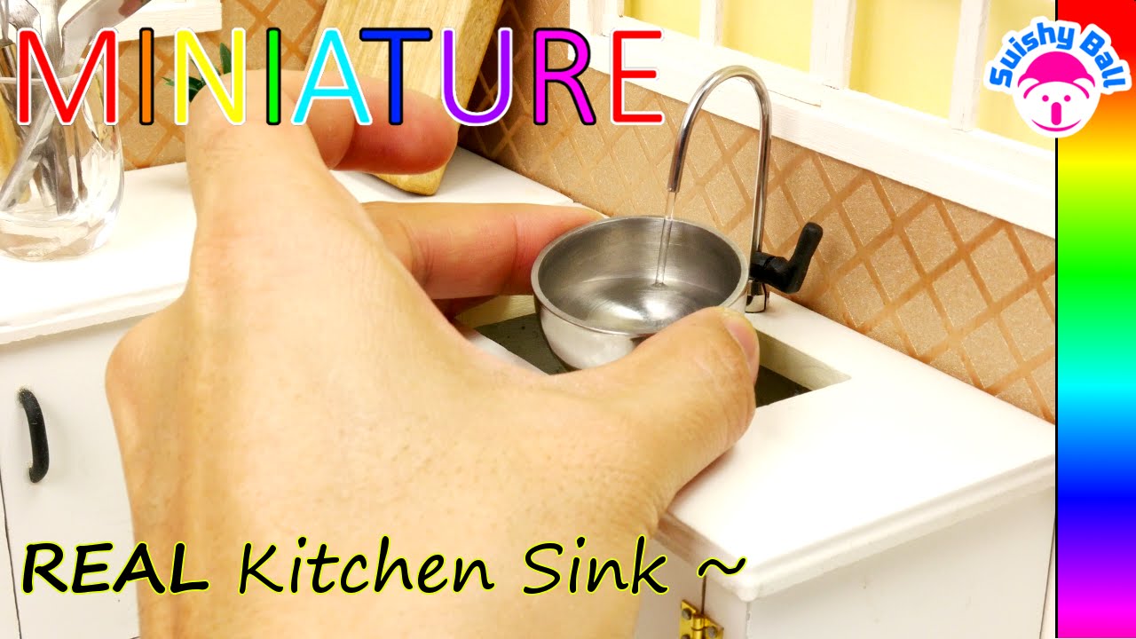 miniature kitchen sink