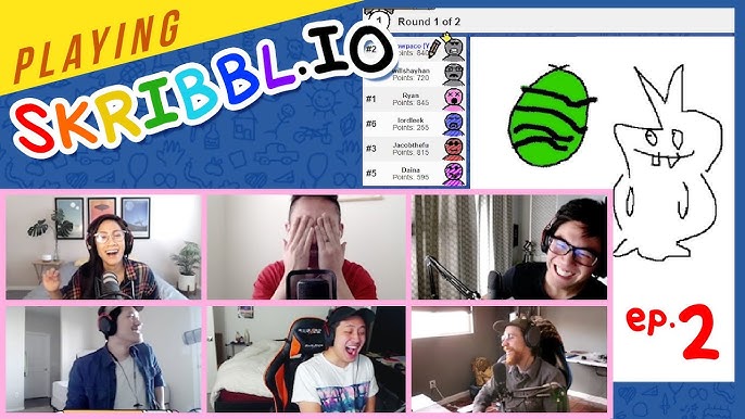 Playing Skribbl.io! 