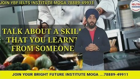 An Important Skill You Learned Or Someone Taught You | New Cue Cards | Sample By Raman Sir Band 8.0