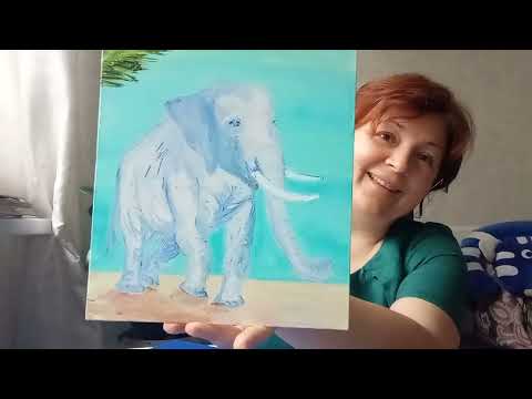 Открываю посылку с художественными масляными красками