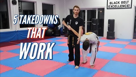 5 Simple Takedowns That Work | Hapkido