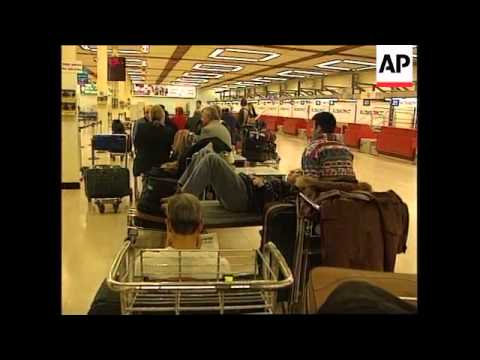 Strike stops flights Israel's main airport