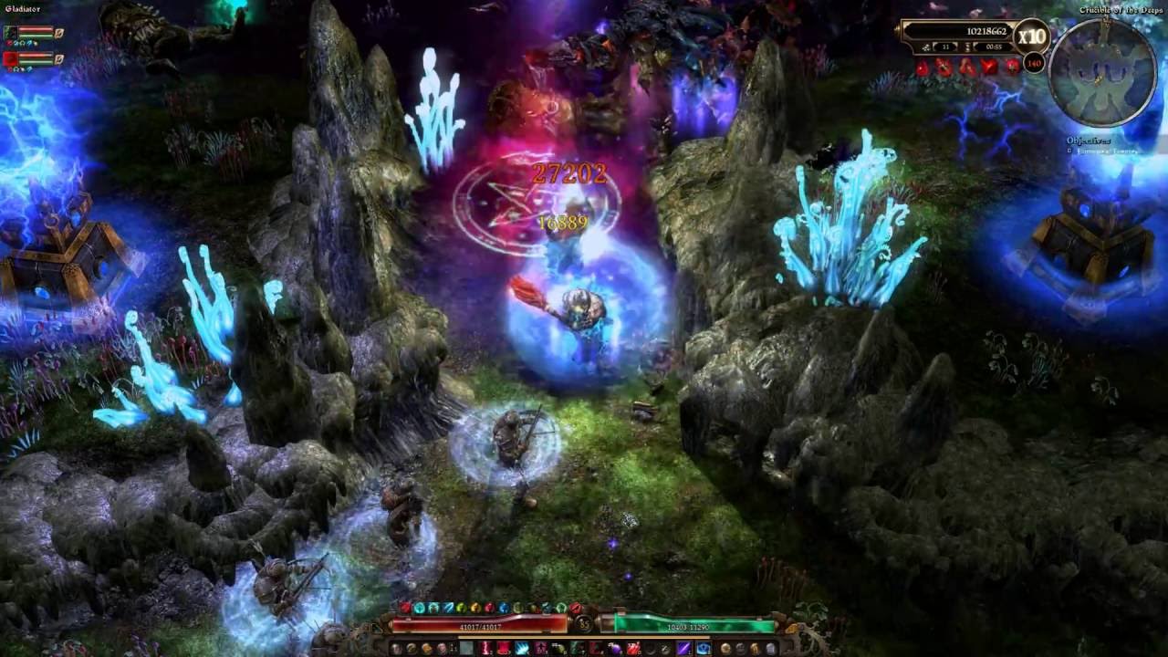 GRIM DAWN CRUCIBLE GLADIADOR 150/150 FINAL BOSS DROPS