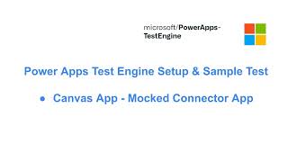 Power Apps Test Engine - Sample: Mocked Connector in Canvas App Wealth