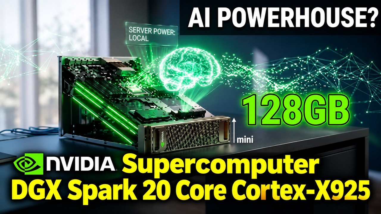 NVIDIA DGX Spark Review: A Tiny AI Powerhouse - YouTube