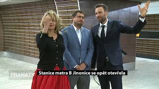 Metro Jinonice se otvírá po rekonstrukci fb