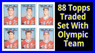 1988 Topps Traded Baseball Set Review – Olympic Stars, Rookies & Key Trades!
