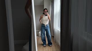 SHOPPING LINKS IN DESCRIPTION BOX | Citizens of Humanity Brynn Drawstring Trousers Try On Sizing screenshot 5