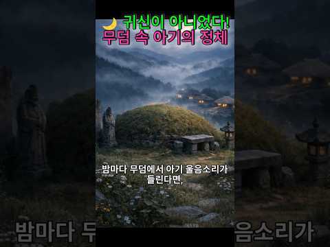 #무덤에서 자란아기 #밤마다 들리는 아기 울음소리#무덤에서 울고 있던 아기#모두가 피한 그 무덤#죽음에서 배운 삶의 소중함#할머니의 용기#사람을 살려낸 무덤#할머니가 발견한 것