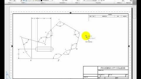 Adding Title Block Text to Pattern4.avi