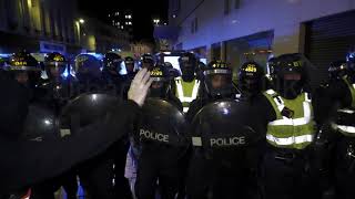 Violent Clashes Between Police And 'Kill The Bill' Protesters In Bristol On Friday Night