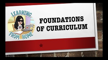 The Teacher and The School Curriculum (Lecture 3)