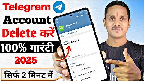 How To Delete Telegram Account Permanently | Telegram Account Delete kaise kare