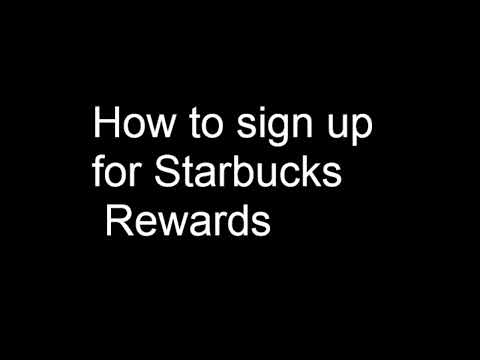 How to sign up for Starbucks Rewards