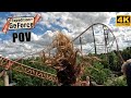 Expedition GeForce POV (Back Row, 2024, 4K), Holiday Park Intamin Mega Coaster | Non-Copyright