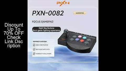 PXN 0082 Wired Game Joystick Arcade Console Street Fighter Controller Gaming Joystick for USB PS3/PS
