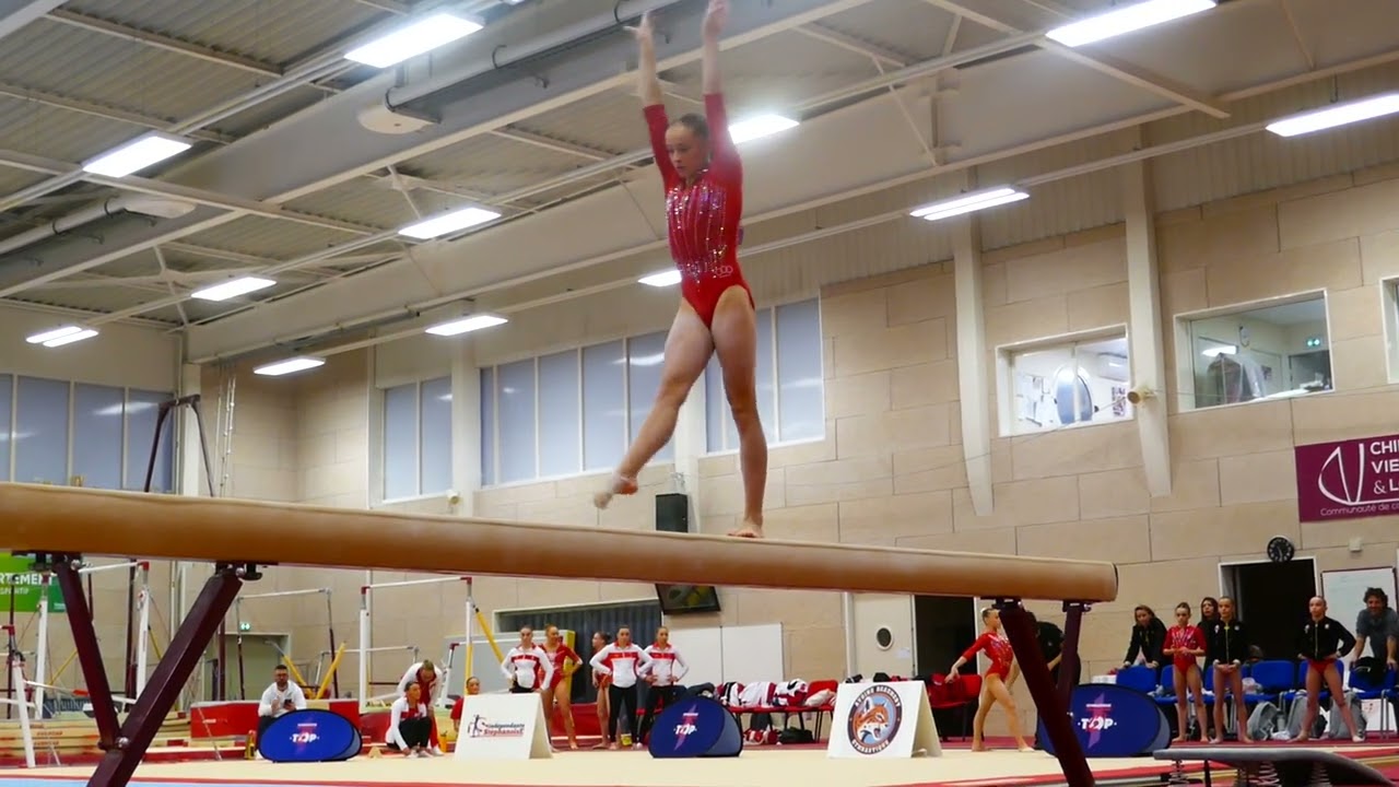 Elena Colas (poutre) - Top 12 Avoine/Saint Etienne 2025