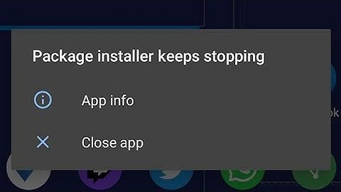 How to fix package installer keeps stopping android | package installer has stopped problem solved