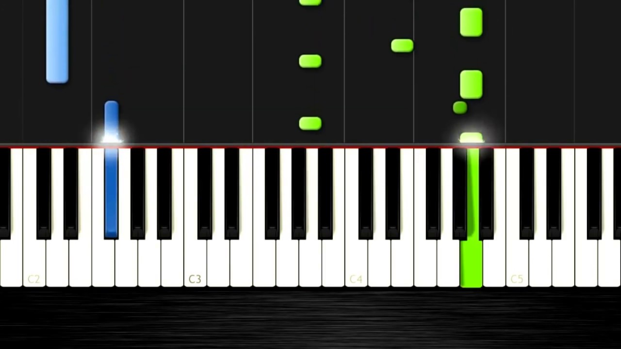 Простая игра на пианино по клавишам