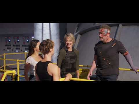 Making Of Terminator Dark Fate 2019 Arnold Schwarzenegger Linda Hamilton Mackenzie Davis Natalia 