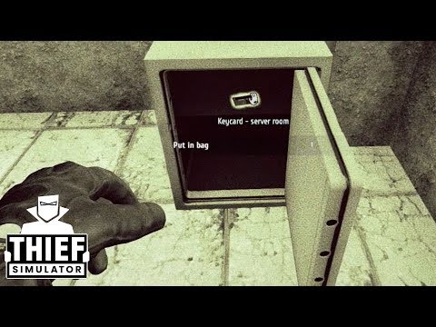 Stealing Server Room Key Card Thief Simulator 31 Youtube