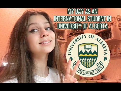 my day as an international student in University of Alberta 2020 / 10 hour time difference/