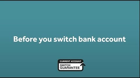 Our top three tips for before you switch current accounts. From the Current Account Switch Service.