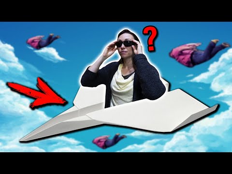 PILOTER UN AVION EN PAPIER !