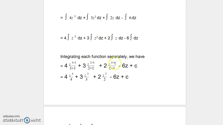 Indefinite Integrals Example-6