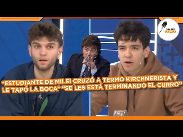 ESTUDIANTE DE MILEI ENFRENTÓ A TERMO KUKARDO Y LE CERRÓ EL TRASTE ÉPICAMENTE: "SE TERMINA EL CURRO"