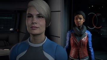 Mass Effect Andromeda On the Tempest- Getting to Know Cora