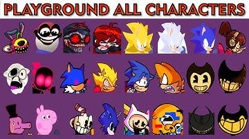 FNF Character Test | Gameplay VS My Playground | ALL Characters Test
