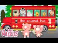 The Animals On The Bus | Animated Nursery Rhymes &amp; Kids Songs
