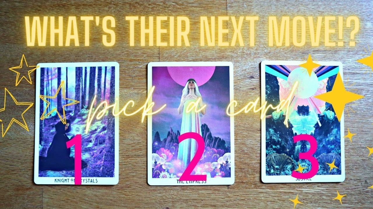 WHAT WILL THEIR NEXT MOVE BE?  Their feelings + Actions FOR YOU! PICK A CARD LOVE TAROT