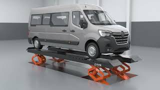 Ex8 8.0T Independent 2-Platform Lift