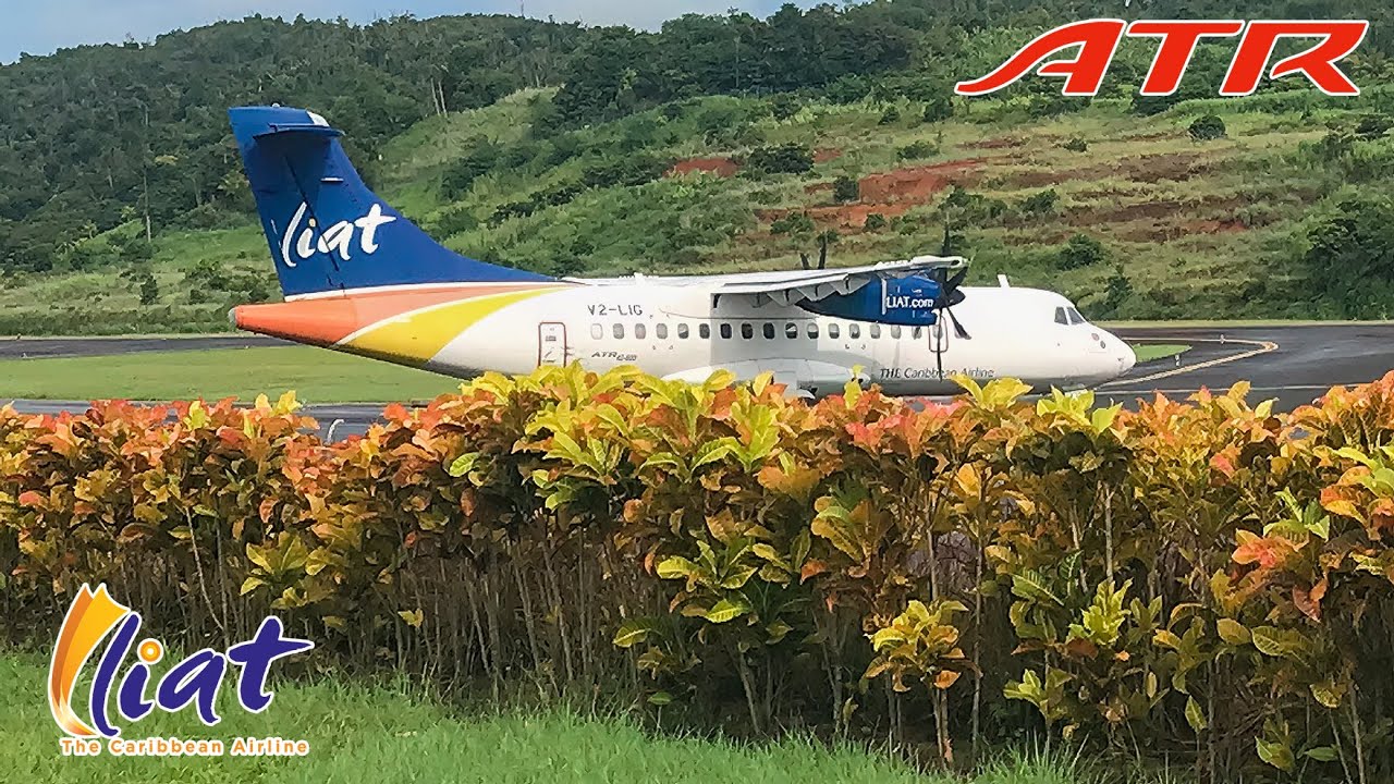 Liat ATR 42600 Action Planespotting Dominica Douglas Charles