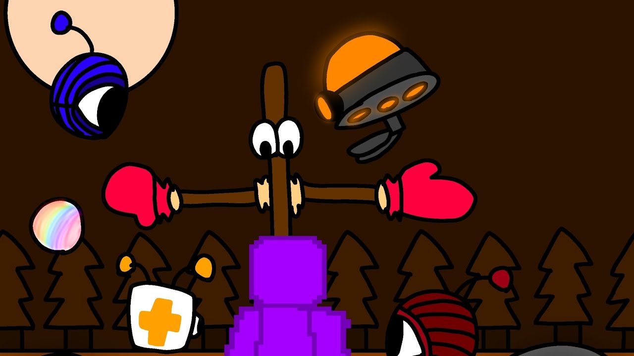 How purple guy save me in FNAF world refresh | 