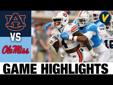 Auburn vs #9 Ole Miss | 2022 College Football Highlights
