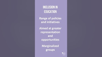 Inclusion | 60 Second Sociology