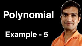 Celebrity Example 5 | Chapter 2 | Polynomials | Class 9 Net Worth