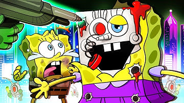 😥 Robot Mom, I Love You Because..🧽Poor Spongebob life Animation | SPONGEBOB FANS🍍