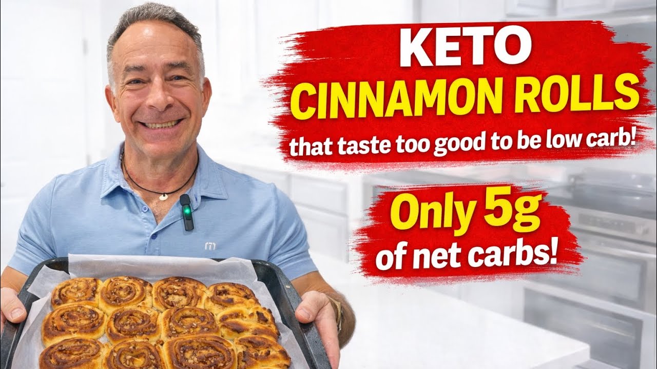 Keto Cinnamon Rolls That Taste TOO GOOD to Be Low Carb (Only 5g Net Carbs!) 