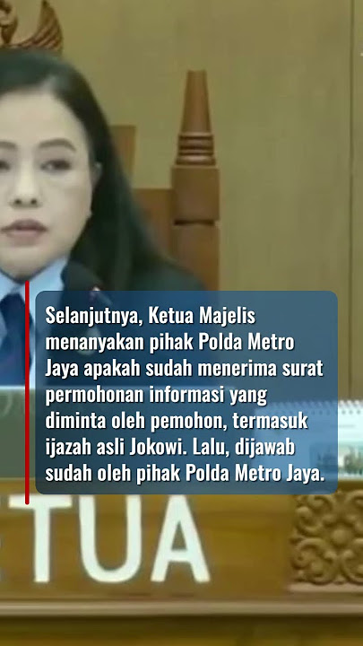 Ternyata Ijazah Asli Jokowi Ditahan Polda Metro Jaya, Buat jadi Barang Bukti #short